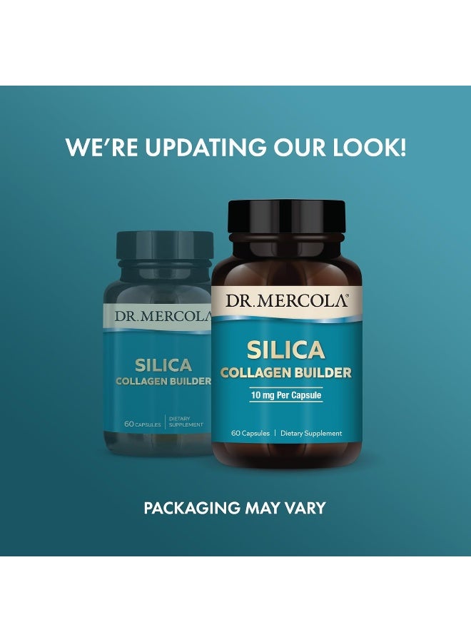 Dr. Mercola Silica Collagen Builder Dietary Supplement, 60 Servings (60 Capsules), Non GMO, Gluten Free, Soy Free - Image 2